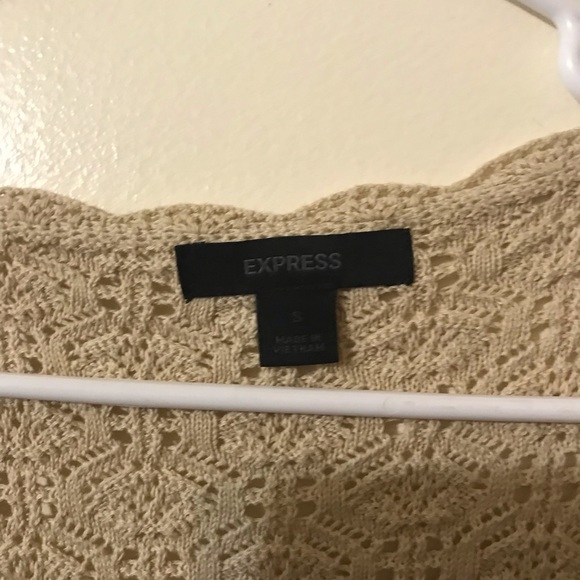 Beige crochet cardigan - Picture 2 of 3